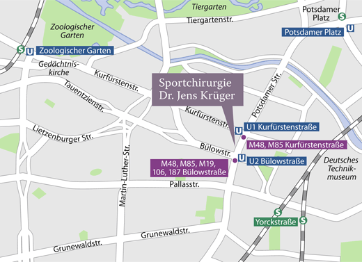 Lageplan Praxis Dr. Jens Krüger