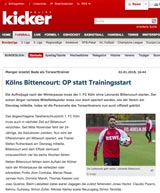 Kölns Bittencourt: OP statt Trainingsstart, Artikel auf kicker.de