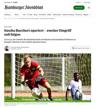Sascha Burchert operiert – zweiter Eingriff soll folgen, Artikel auf abendblatt.de